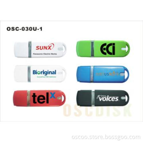 Small lighter style USB flash drive with 2 sides LED light